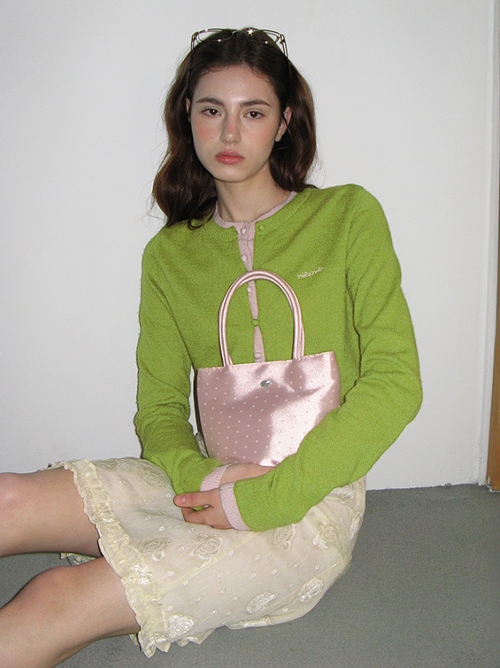 LAYERED KNIT CARDIGAN OL PK
