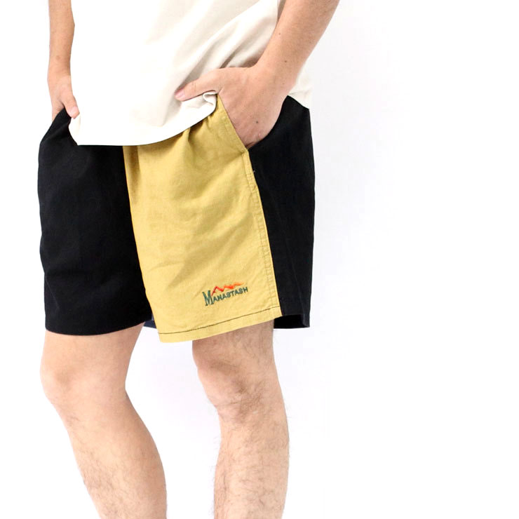 アウトドアブランド ショートパンツ メンズ 膝上 大きいサイズ MANASTASH マナスタッシュ ワッチナーショーツ キャンプ 服装 ファッション 春 夏 春夏 夏用 キャンプパンツ