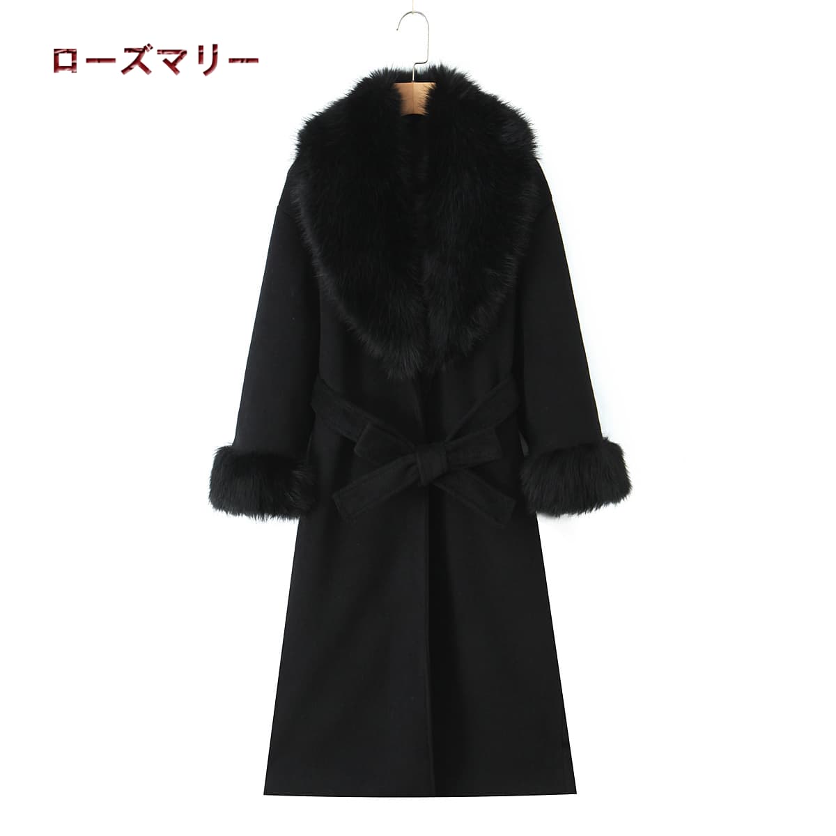 欧米風2025.11.20 秋冬新作 ベルト付きツイードコートロングコート ラシャコート ダッフルコート 2511131