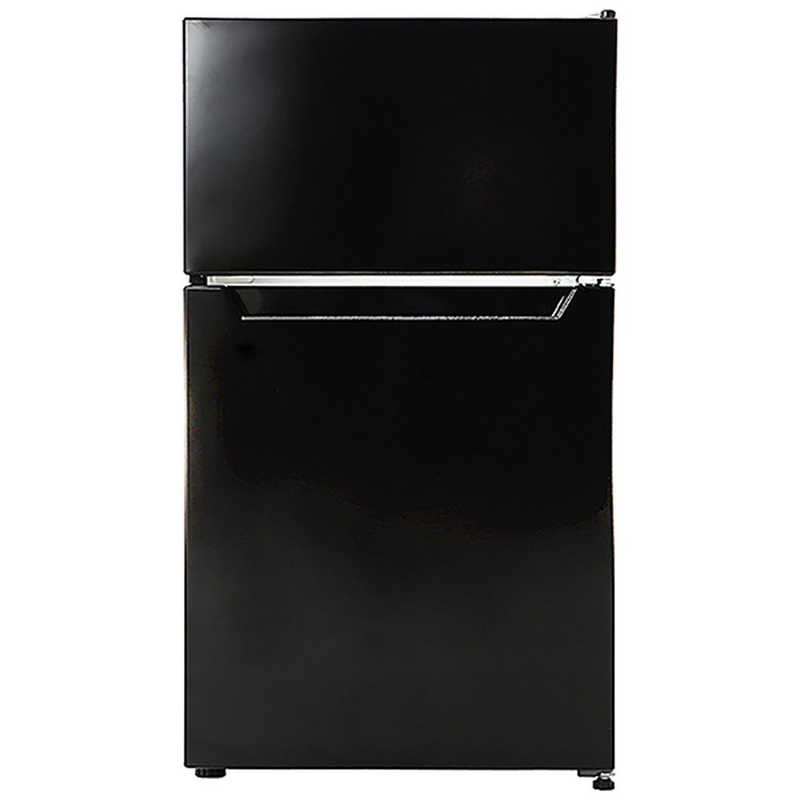 ウィンコド　冷蔵庫 2ドア 右開き左開き付け替え 87L 直冷式　TH-87L2-BK ブラック（標準設置無料）