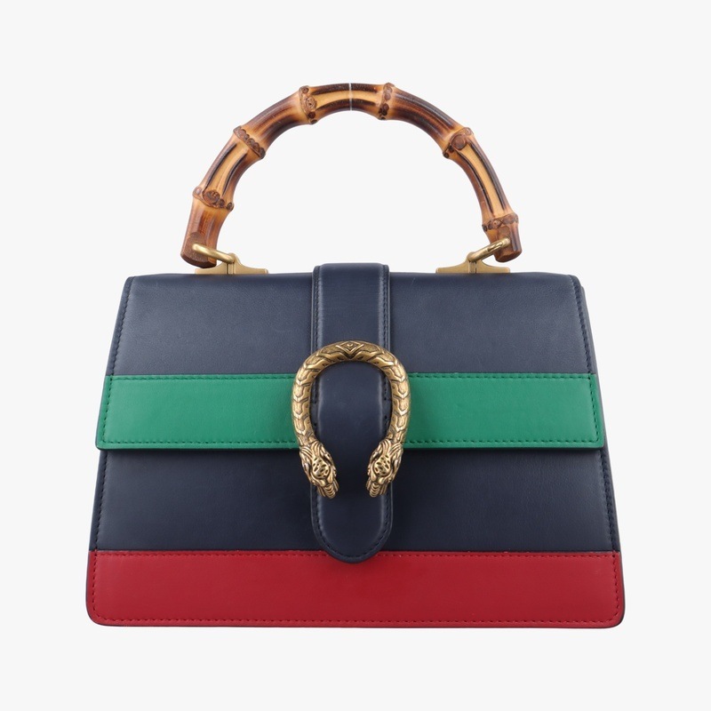 ディオニュソスブルー＆レッド＆グリーンレザー448075I022768044中古