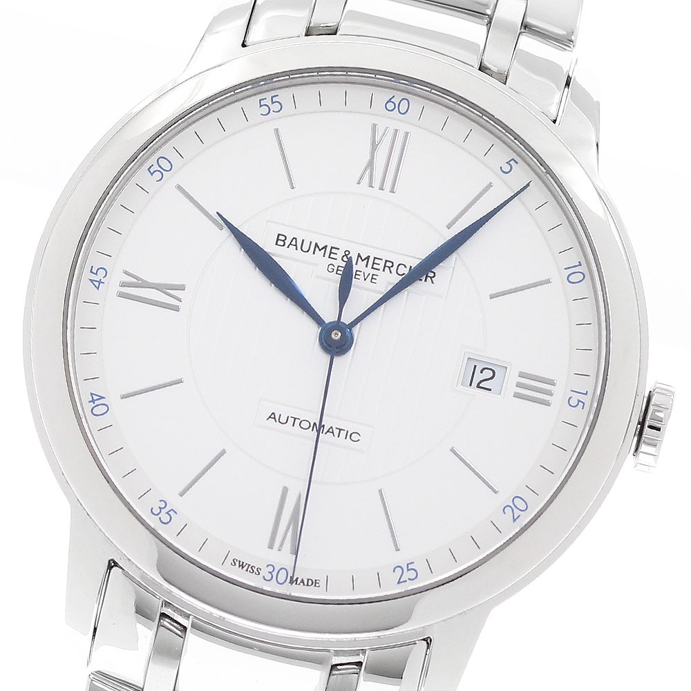 ボーム＆メルシェ Baume & Mercier MOA10334 クラシマ デイト 自動巻き メンズ 良品 保証書付き_943000【中古】