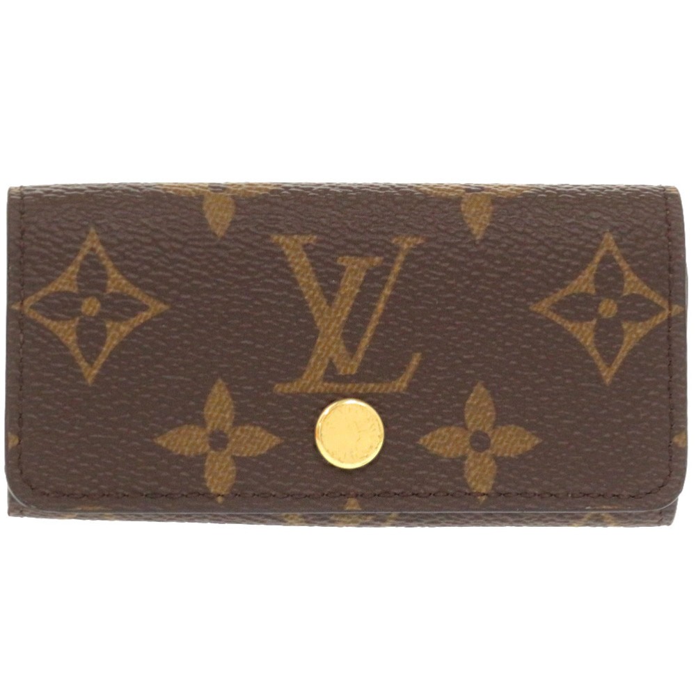 新品同様 ミュルティクレ4 モノグラム M69517 キーケース モノグラムキャンバス/モノグラム ブラウン LV 0891【中古】 レディース