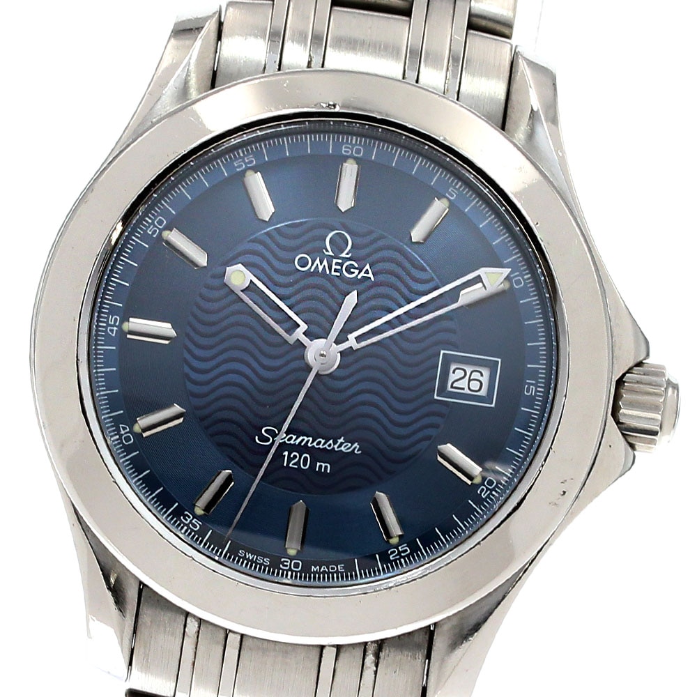 オメガ OMEGA 2511.81 シーマスター120 デイト クォーツ メンズ _843837【中古】