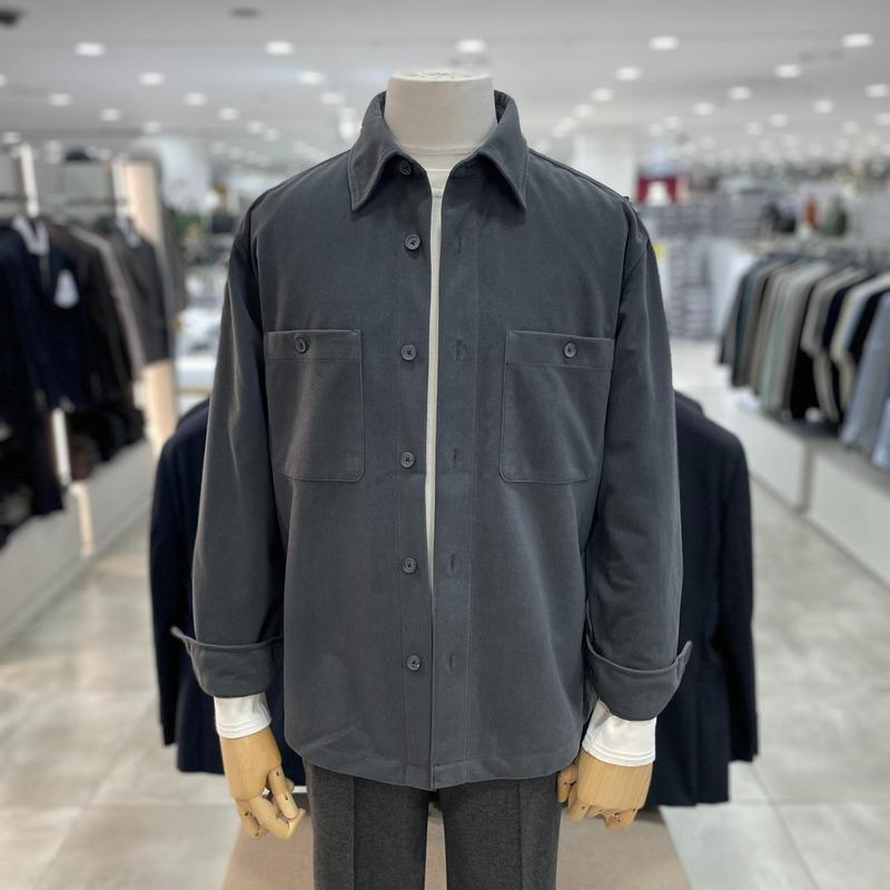 ルーズフィット コーデュロイ カジュアル シャツ_ABE4WC3101_DGR_DG 5,661円