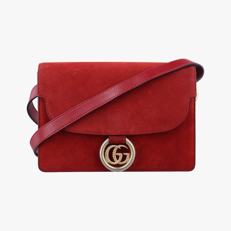 GGリング GGマーモントレッドスエード589474F029952825中古