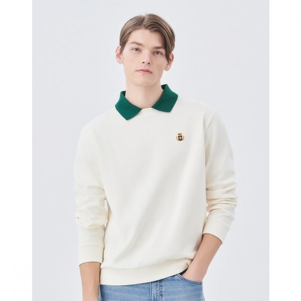 クリームカラースウェットシャツ HZTS4A601CR