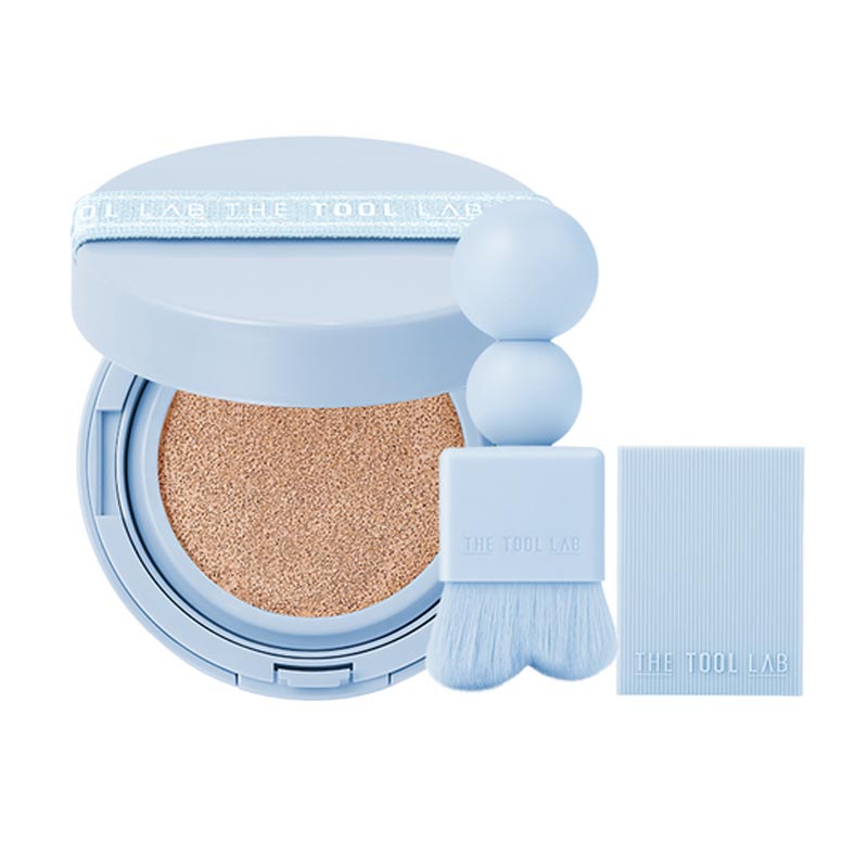 【ブラシセット】スタンプ スキンフィット クッション エアリー 11g