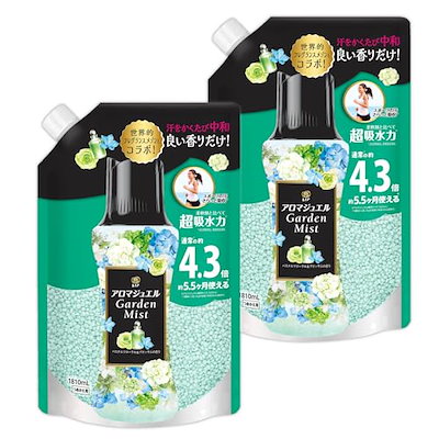 他サイト： レノア ハピネス アロマジュエル 香り付け専用ビーズ パステルフローラル＆ブロッサム 詰め替え 1,810mL×2袋【まとめ買い】 [大容量]の商品画像