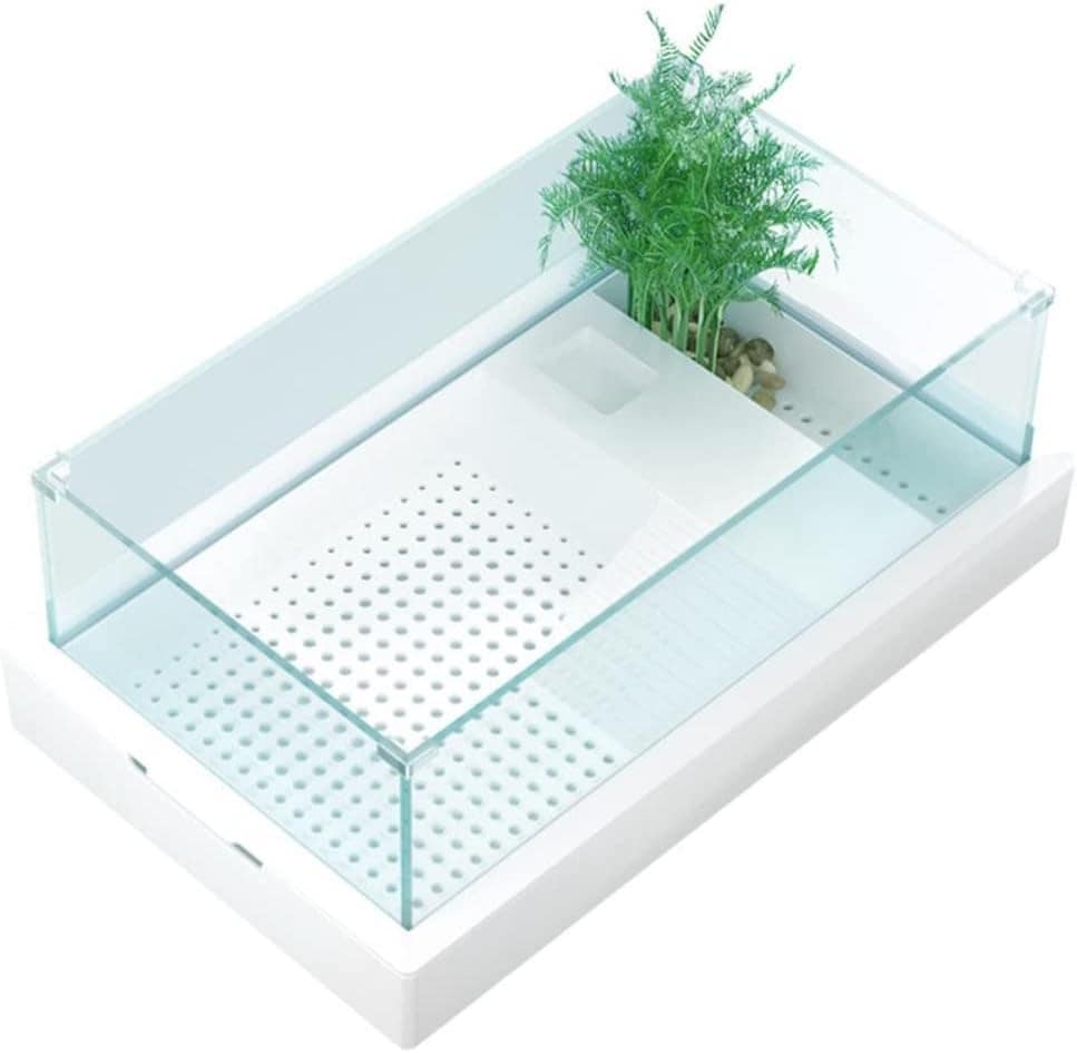 亀水槽 カメ用水槽 大きい カメ 水槽 亀の水槽 飼育ケース亀用水槽 亀ケージ カメ ボックス カメ槽 観察 排水孔 階段 エサ皿 滑り止め 休憩プラットフォーム 脱出防止 爬虫類 両生類用 亀の楽園