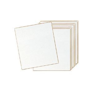 （まとめ）色紙画仙紙 240x270mm 徳用10枚入x5パック