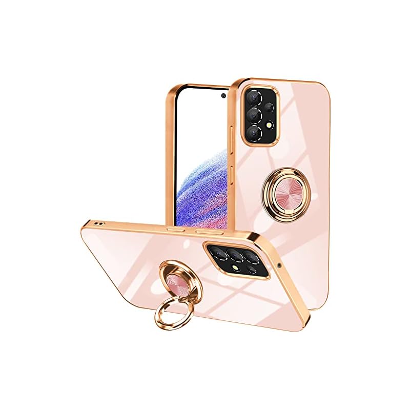 Galaxy A53 5G ケース リング付き TPU 耐衝撃 液状シリコン SC-53C SCG15 スマホケース 薄型 軽量 米軍MIL規格取得 衝撃吸収 防指紋 スタンド機能 ストラップホール付 4,926円