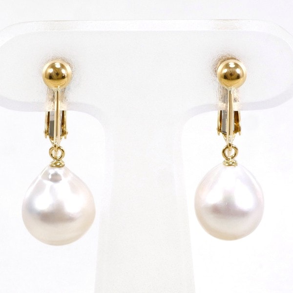 K18 18金 YG イエローゴールドWG イヤリング パール(真珠) ジュエリー 中古