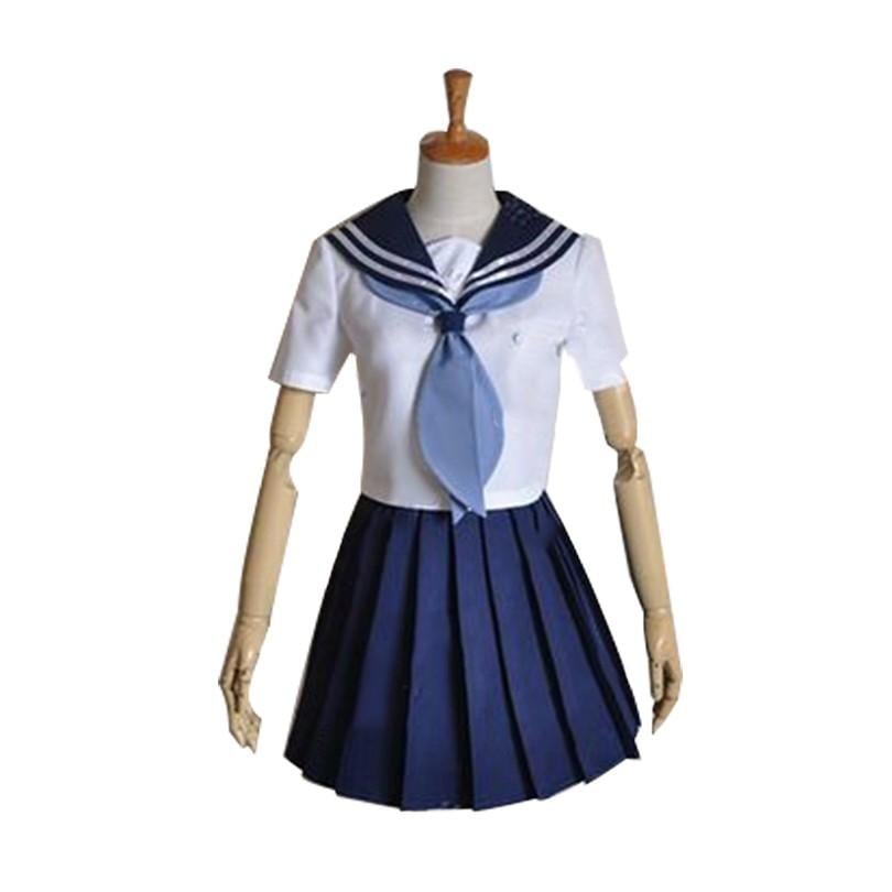 氷菓 古典部 シリーズ 千反田える ちたんだえる 伊原摩耶花 いばら まやか 神山高中女性夏制服 コスプレ衣装 演出服 変装