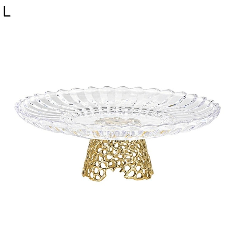ケーキガラスドーム デザートプレート ガラス デザートトレイ チーズドーム 金台座 カッティングボード お菓子展示台 誕生日 結婚式 パーティー ホーム ケーキ 小物 スナック チョコカップ 長持ち