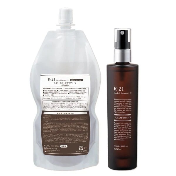 R-21 スキャルプサプリ V 115mL + 400mL 詰め替え セット