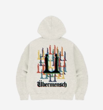 G-DRAGON ÜBERMENSCH ソウルコン　フーディージップアップ　黒 G-DRAGON - Hoodie Zip-Up [2025 World Tour 'Übermensch