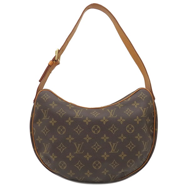 ルイヴィトン LOUIS VUITTON ショルダーバッグ クロワッサン MM モノグラムキャンバス モノグラム ゴールド金具 茶 肩掛け M51512 FL1002【中古】