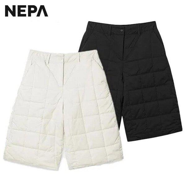 冬用女性モノショート5部丈パッド入りパンツ - 7L81660