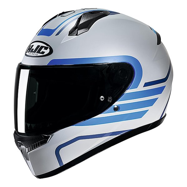 バイクヘルメット フルフェイス C10 リト グレー/ブルー Lサイズ HJH234GY21L 9,600円
