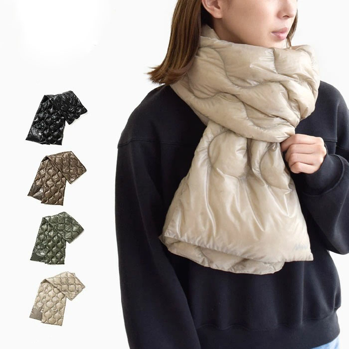 NANGA ナンガ マフラー ONION QUILT DOWN MUFFLER/オニオンキルトダウンマフラー メンズ レディース 男女兼用 パッカブル エコ ライトダウン リサイク