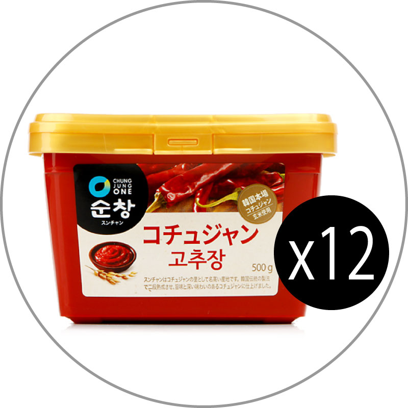 熱い販売 清浄園 スンチャン コチュジャン ( 500g) 12個 韓国調味料 - flaviogimenis.com.br