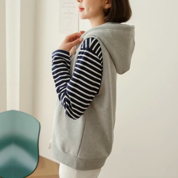 レディース トップス ベスト 羽織 前開き ミディアム 袖なし ノースリーブ 襟なし フード ストレート ストリート ファスナー かわいい 大人可愛い シンプル カジュアル おしゃれ こなれ感 ラフ