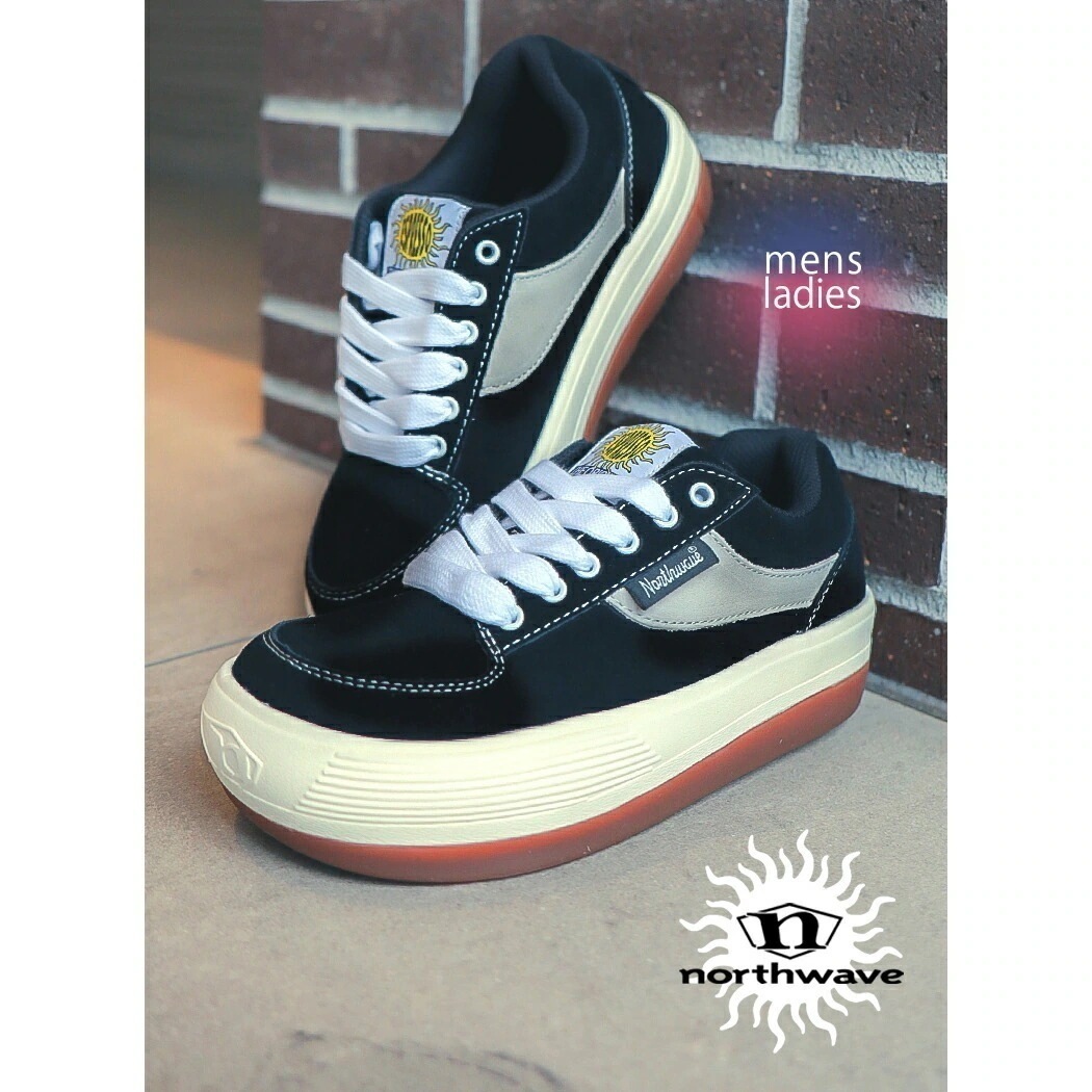 NORTHWAVE ノースウェーブ エスプレッソ スエード スニーカー ESPRESSO SUEDE BLACK/WHITE ( 黒 ブラック 白 ホワイト メンズ 国内正規品 NW-001 )