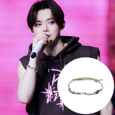 YEONJUN TOMORROW X TOGETHER ブレスレット Pre-order] TOMORROW X TOGETHER - BRACELET (silver) / WITH