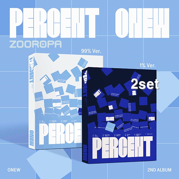 [2종세트] 온유 ONEW PERCENT 2집 Photobook Ver.