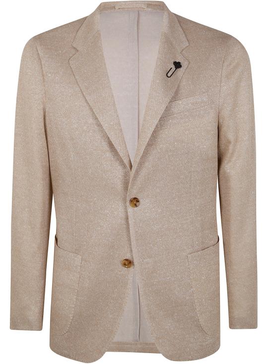 LARDINI Men Suit Jackets CNLKJ5E84 LK66043 200 STRAW