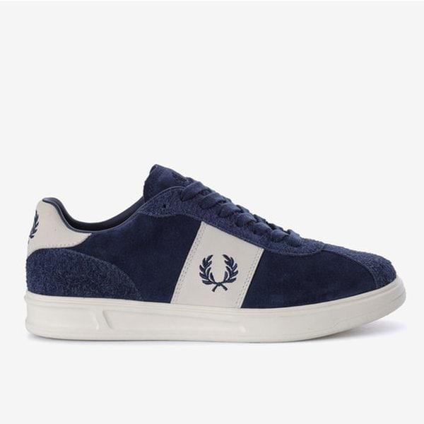 [FRED PERRY] 男性用スニーカー B4 スエード/レザー (SFPM2519315-X86)