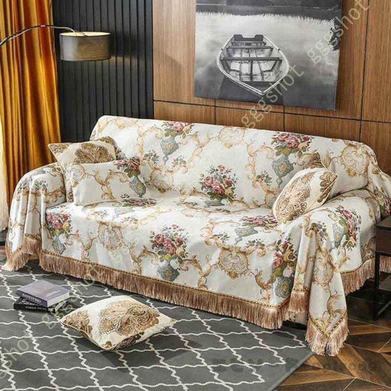 キルト ファブリック 北欧 インテリア マルチカバー 伝統的 花柄 小花 エレガント ヨーロッパ アンティーク テーブルクロス ソファーカバー ラグマット