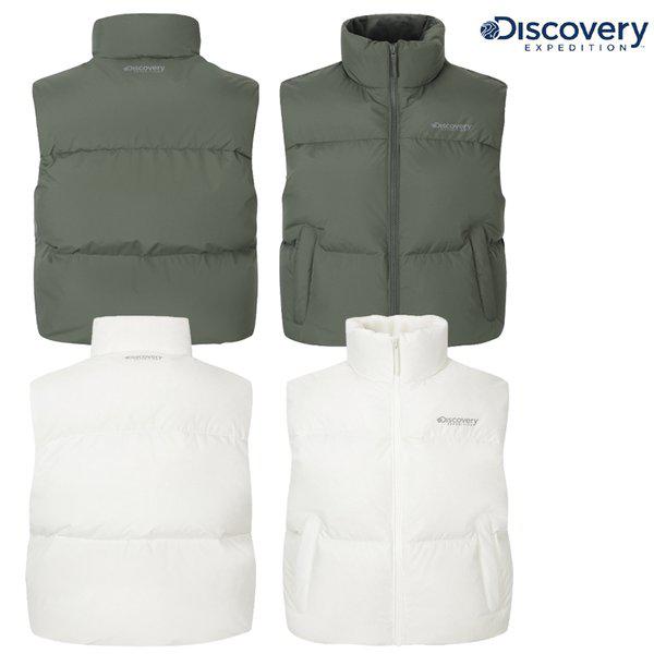 [25年 F/W] 女性オリーブクロップダウンパッド入りベスト DWDV91056