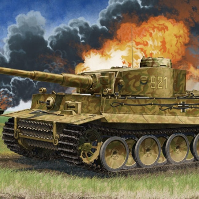 [1/35] ドイツタイガー1号. 初期の「オペレーションシタデル」, アカデミーパスティックモデル#13509