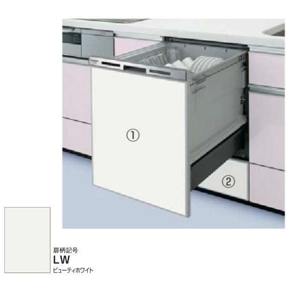 AD-NPD45-LW ビューティーホワイト [ドア用/食洗機下部用パネルセット (幅45cmディープタイプ用)]
