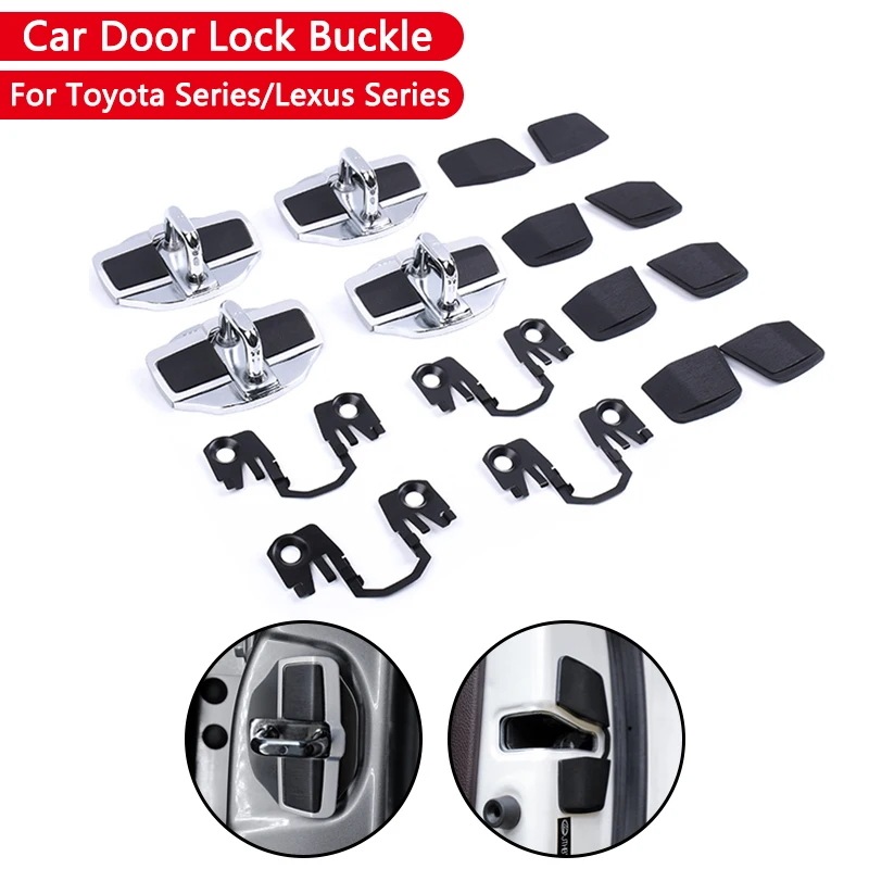 ドアロックバックルスタビライザー アップグレードキット - レクサス・トヨタ車専用 (RAV4/カムリ/アクア/アルファード/C-HR/レイズ/カローラ/クラウン/ハリアー/ランドクルーザー 対応)