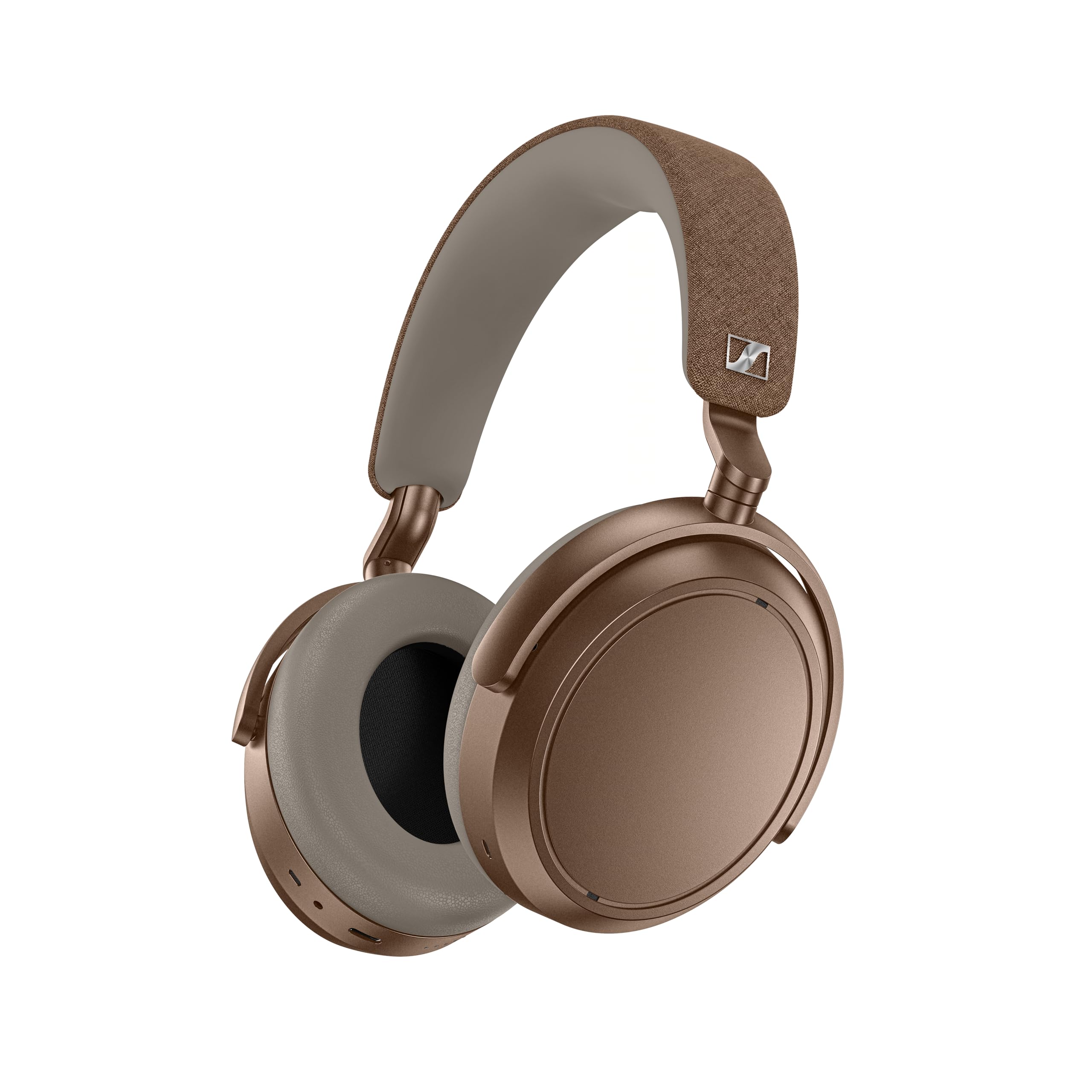 ゼンハイザー(Sennheiser) ワイヤレスヘッドホン bluetooth MOMENTUM 4 Wireless ブラウン 高性能ドライバー ノイズキャンセリング 60時間再生 タッチパネル 低