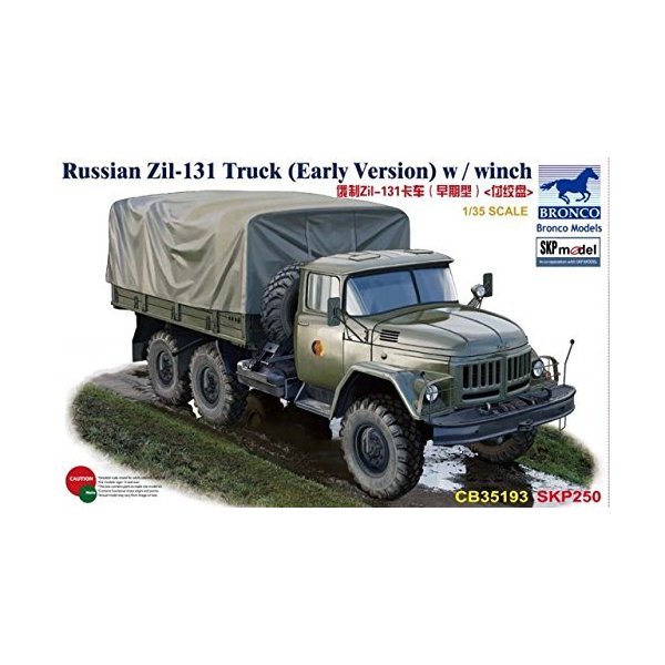 Unbekannt Bronco Models CB35193Model Kit Russian Zil 131Truck (Early Version) W/Winch 並行輸入品 30,700円