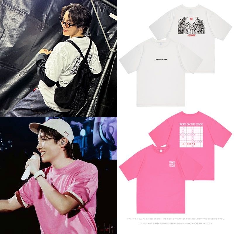 BTS J-HOPE HOPE ON THE STAGE Official MD T-SHIRT Pink ver. L