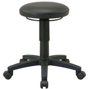 ナカバヤシ ラウンドレバーチェア（ブラック） RZR104BK