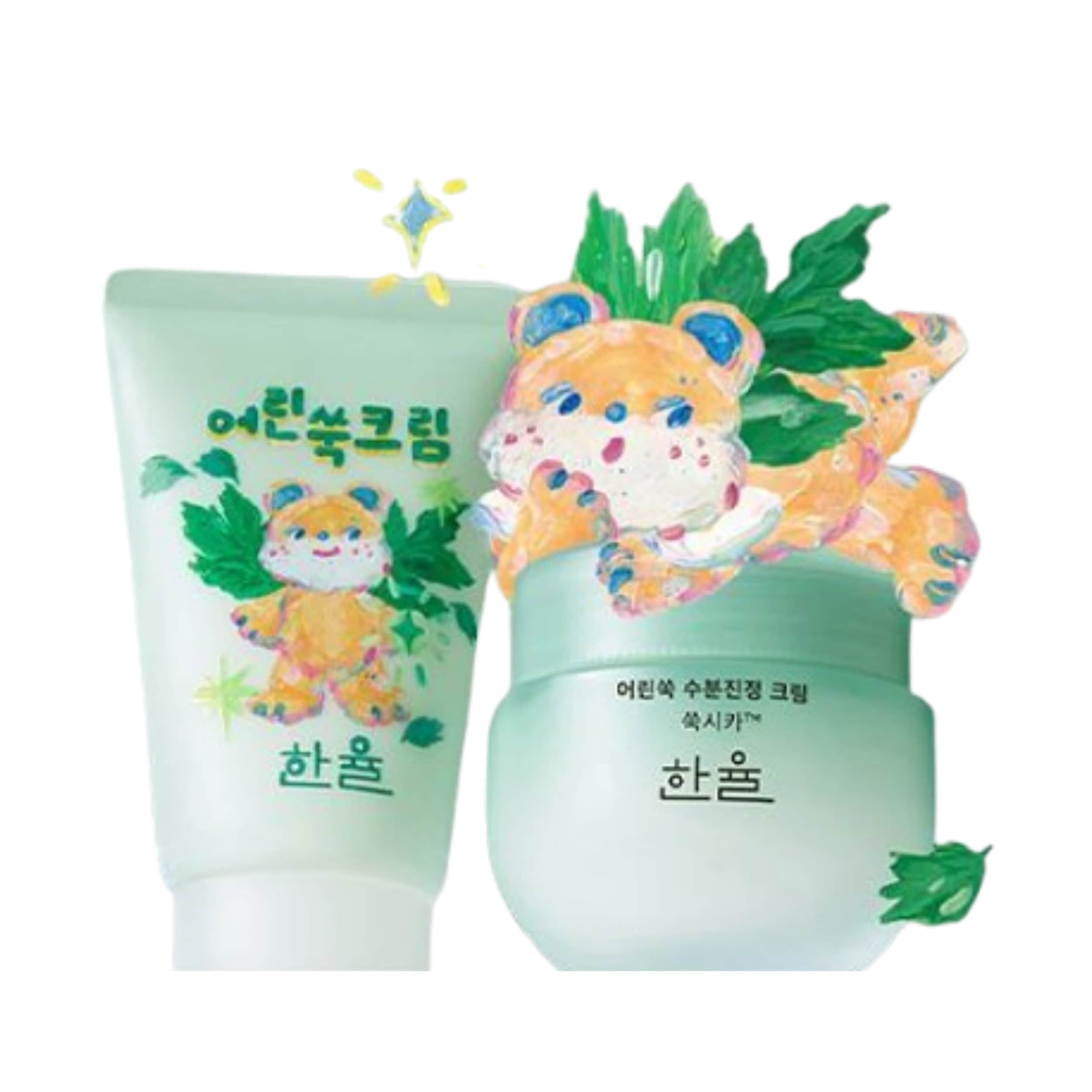 新芽ヨモギウォータリーカーミングクリーム 55ml 1+1(ステッカー 6枚 ランダム) 5,650円
