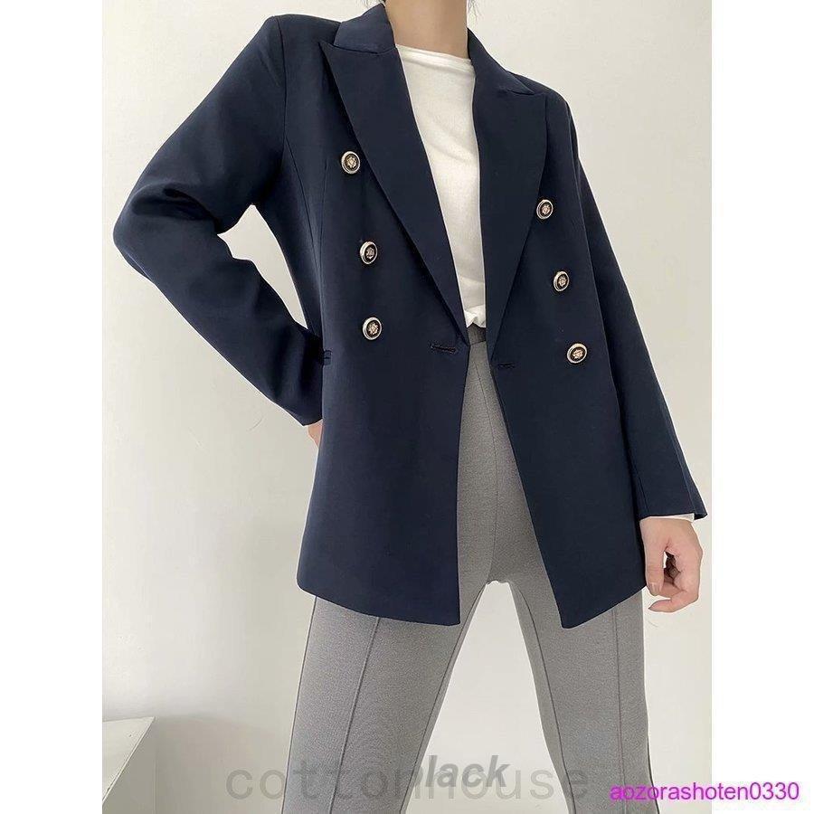 さんセレクト商品 テーラードジャケット レディース ネイビー 紺ブレ 1枚持っていたいマストアイテム