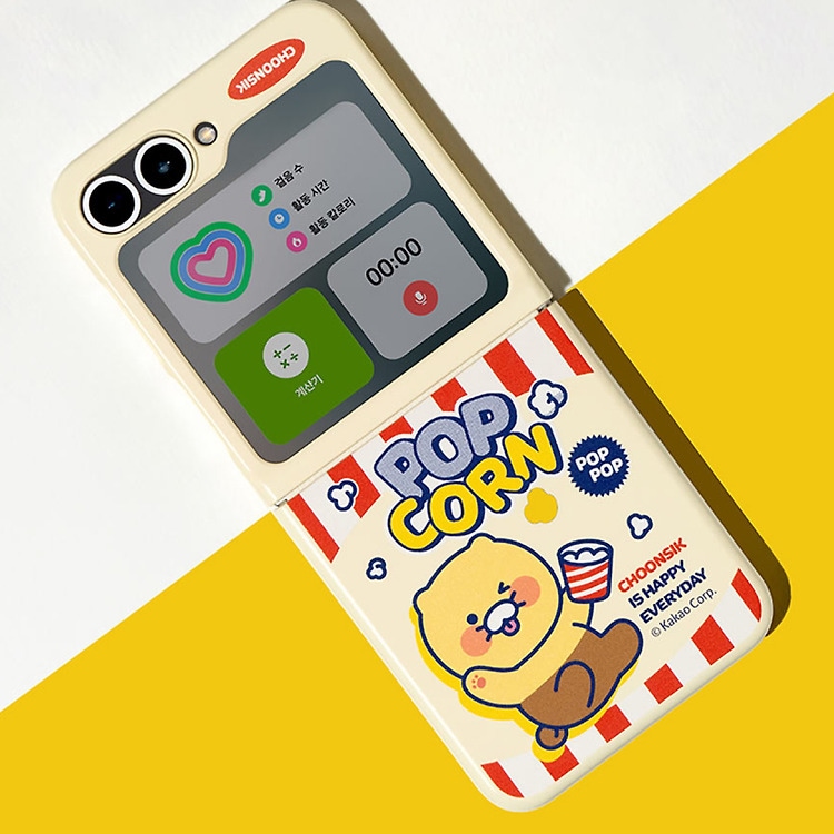 [Z Flip6] スナック マグネチック ケース チュンシク ポップコーン