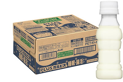 他サイト： カルピス由来の乳酸菌科学 アサヒ飲料 PLUSカルピス 睡眠・腸活ケア ラベルレス 100ml×30本 [機能性表示食品] [睡眠の質を高める/腸内環境を整えるのに役立つ] [ガセリ菌CP2305株]の商品画像