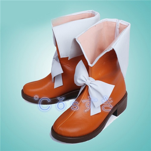 【全店任意2枚購入で100円OFF】ラブライブLovelive! 星空凛 ほしぞらりん コスプレブーツ 靴 コスプレシューズ cosplay イベント ハロウイン パーティー 仮装