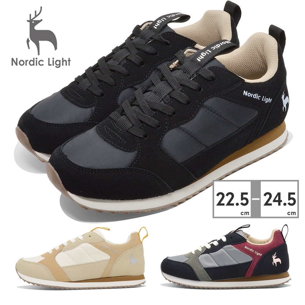 Nordic Light スニーカー レディース シャークソールクラッシックトレイルスニーカー NL0040 ノルディックライト 軽量