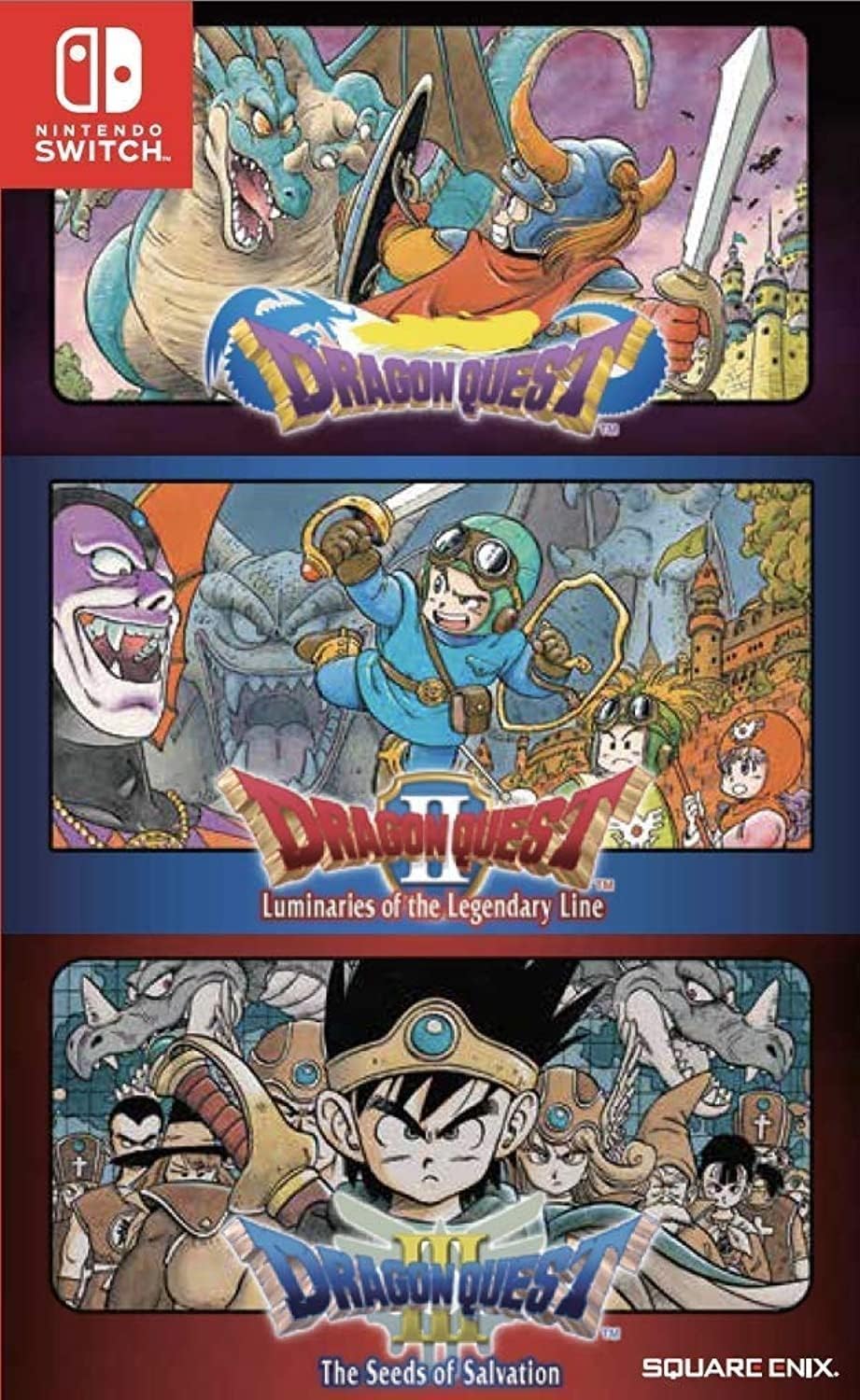 全国送料無料 Dragon Quest I, II ＆ III (1, 2 ＆ 3) Collection (輸入版:アジア) Switch