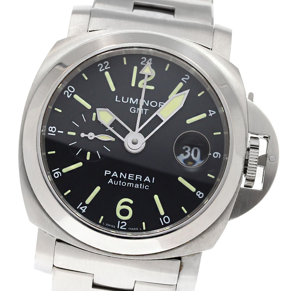 パネライ PANERAI PAM00297 ルミノール GMT デイト スモールセコンド 自動巻き メンズ _826870【中古】