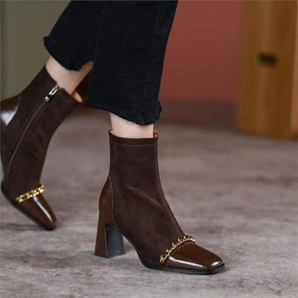 A819 スエード女性ブーツ 女性ブーツ (S9063197)